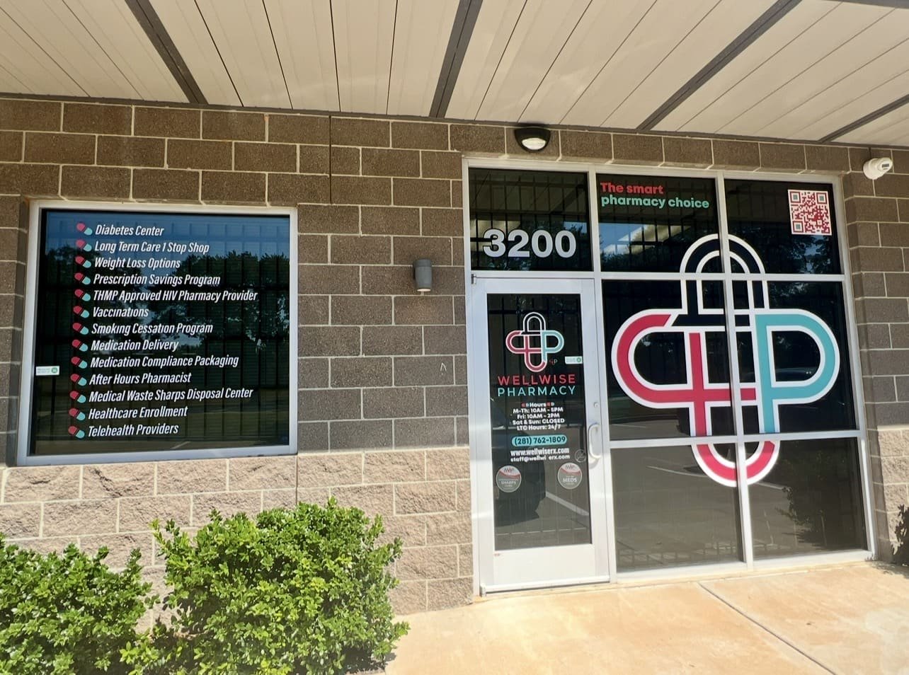 Wellness display with combination of vitamins, minerals, and pharmacy products